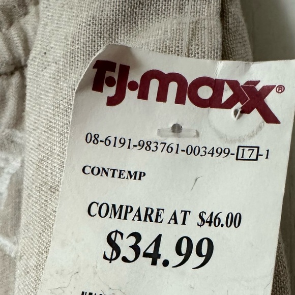 NWT House of Harlow 1960 - Tan Floral Wide Leg Pants - Picture 3 of 10